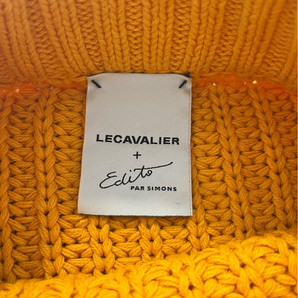 LECAVALIER Edito par Simons chunky knit sweater - Picture 5 of 8